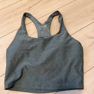Old Navy Charcoal Racerback Sports Bra